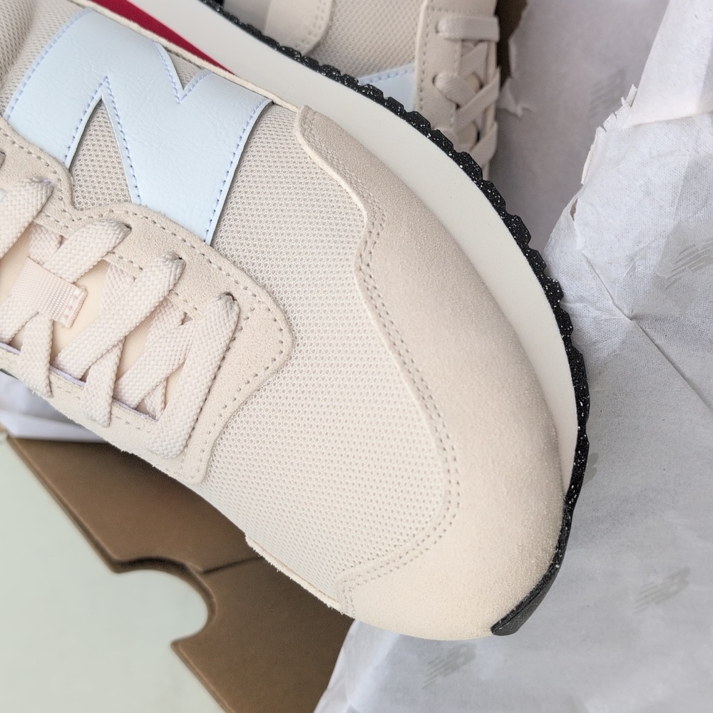 New Balance 237 - Beige White Linen - Men Size 10.5 ( MS237VJ ) - Picture 4 of 8